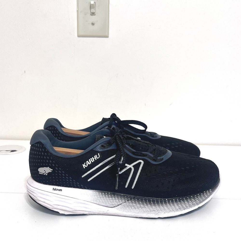 Karhu Womens Ikoni Ortix Hivo Sneakers Size 9 Black Running‎ Walking Athletic